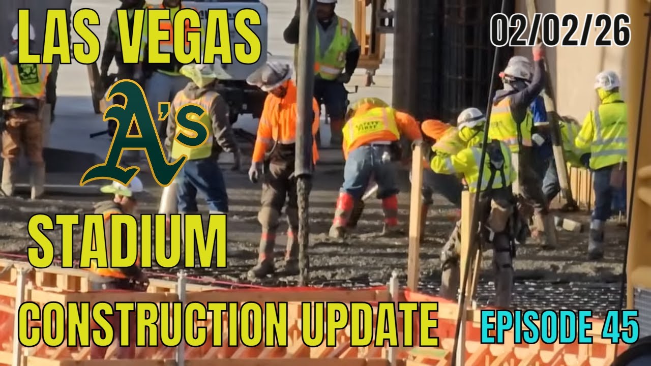 Las Vegas Athletics Stadium Construction Update 02 02 2026
