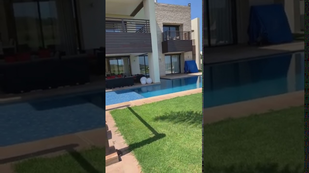 فيلا للكراء تصميم رائع  في مدينة الجديدة   فيديو يستحق المشاهدة