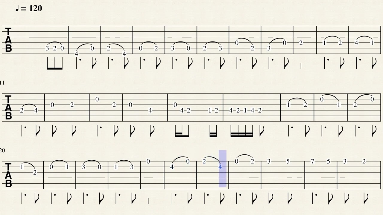 Csardas A-Moll Czardas A-Minor Guitar tab (Чардаш ля-минор tab)