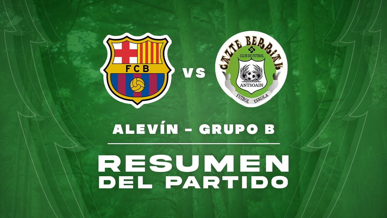 RESTV / F.C. Barcelona 6 - 0 Gazte Berriak / ALEVÍN / 1a fase