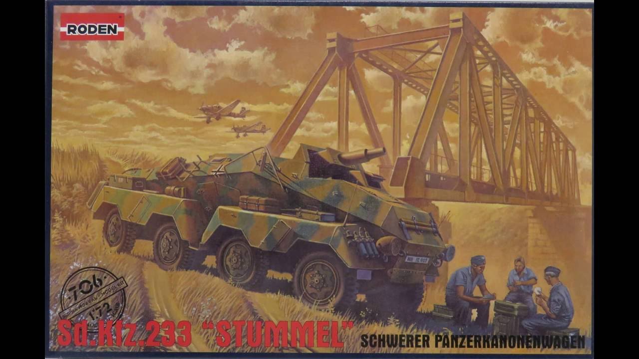 1/72 Roden Sd.Kfz.233 "Stummel" Kit# 706