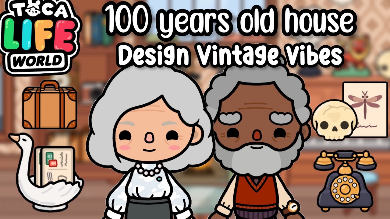 100 years old house design | Vintage Vibes | New Update | Toca life world