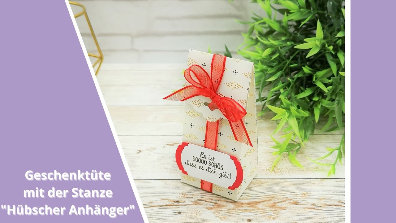 Geschenktüte - Einfach Elegant / Stampin' Up! / mit der Stanze 