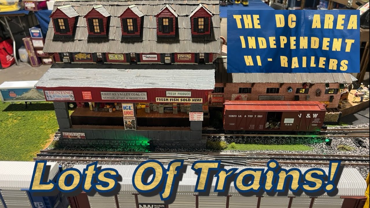 DC Hi-Railers O Scale Layout & Great Scale Train Show Stash