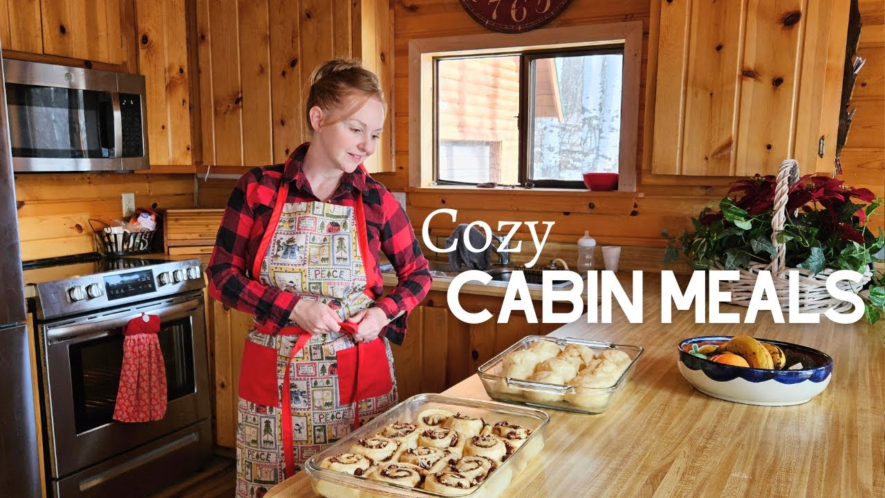 Family of 6 What We Eat in a Week in a Cozy Cabin