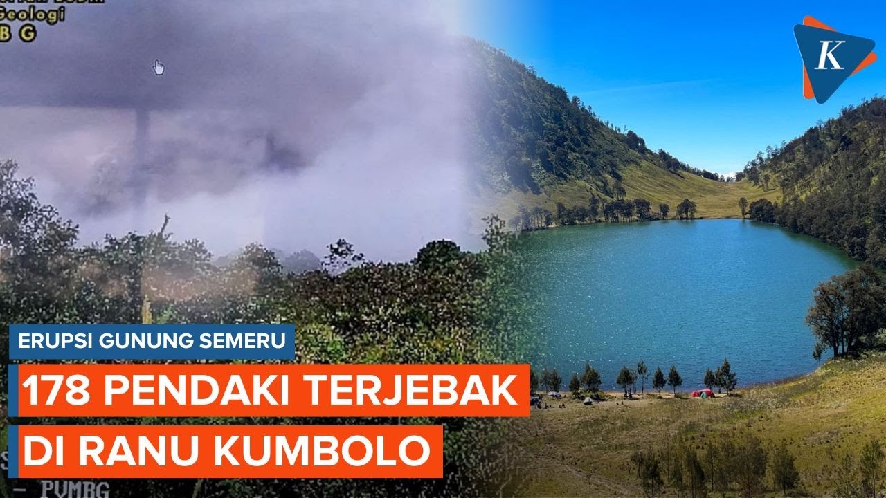 Erupsi Gunung Semeru, 178 Pendaki Terjebak di Ranu Kumbolo