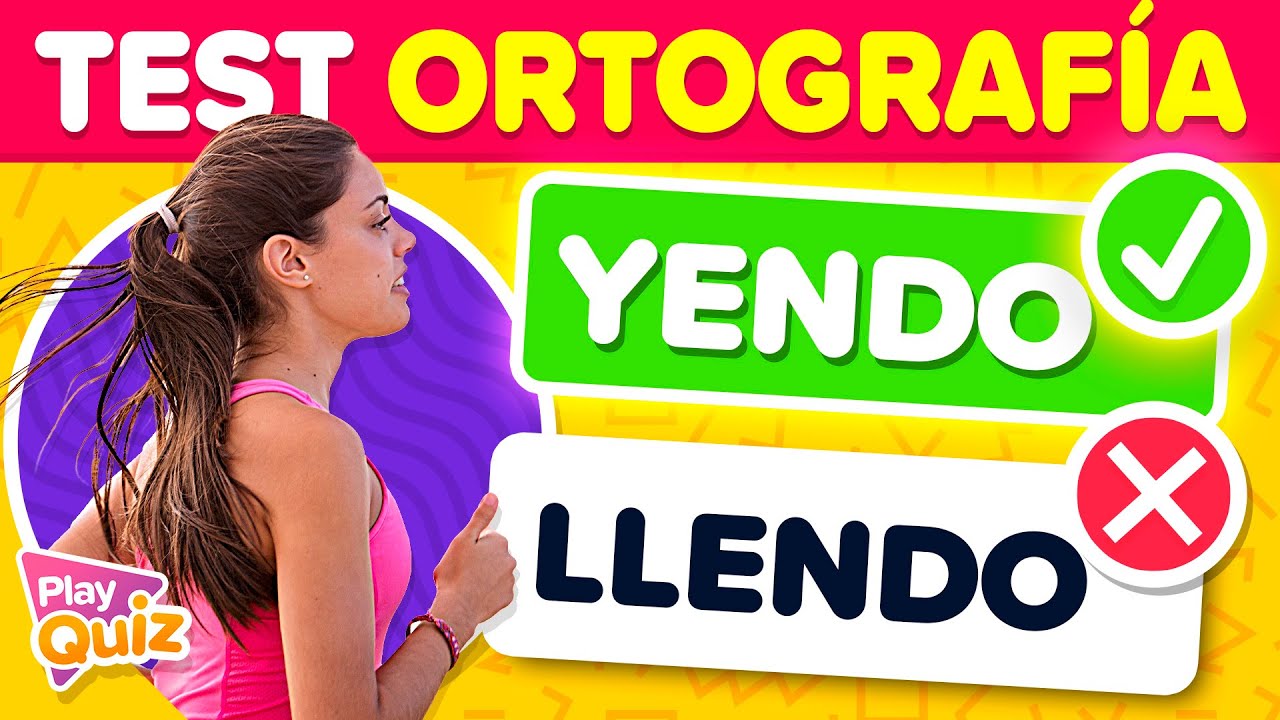 Test de Ortografía ✅🤔❌  | ¿Cuántas palabras puedes acertar? | PlayQuiz Trivia | Nivel Difícil