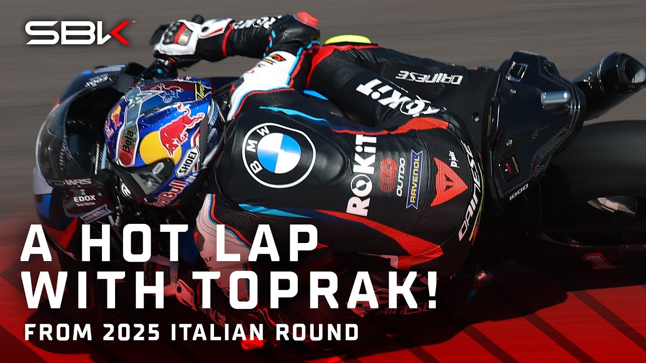 ONBOARD HOT LAP: Toprak Razgatlioglu’s FP2 charge around Cremona! 🧨 | 2025  #ItalianWorldSBK 🇮🇹
