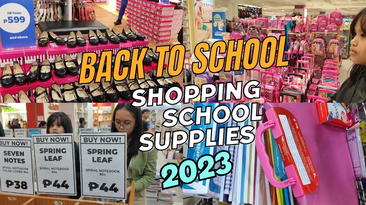 LIVING IN THE PHILIPPINES|BACK TO SCHOOL 2023 LAST MINUTE SHOPPING SCHOOL SUPPLIES|KIDS ARE EXCITED!