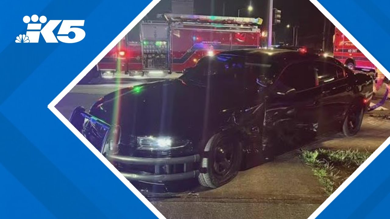 Thurston County sheriff hit in suspected DUI crash