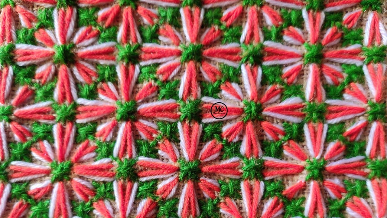 Aasan design || jute aasan design || Aasan embroidery || mat design.