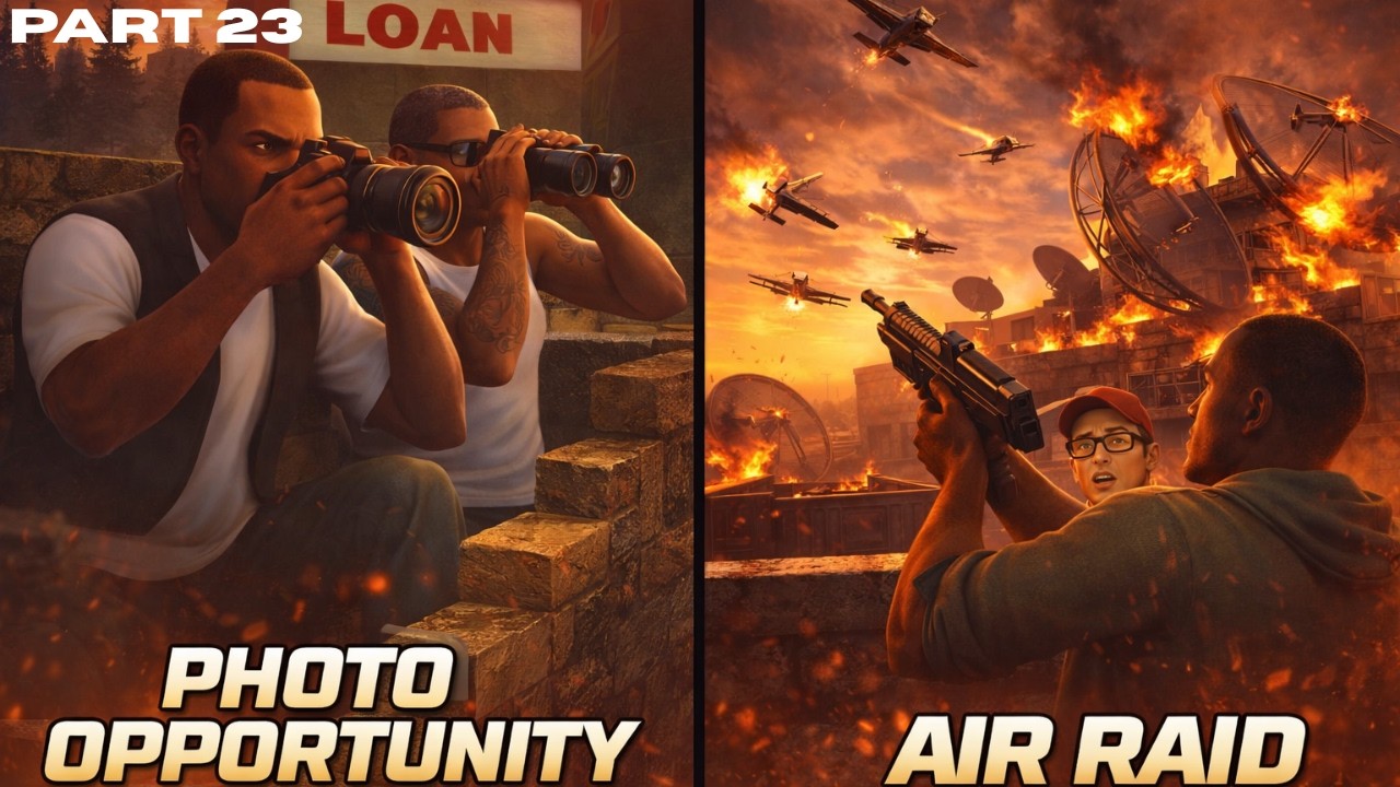 GTA SA: Photo Opportunity & Air Raid | Part 23 | No Commentary