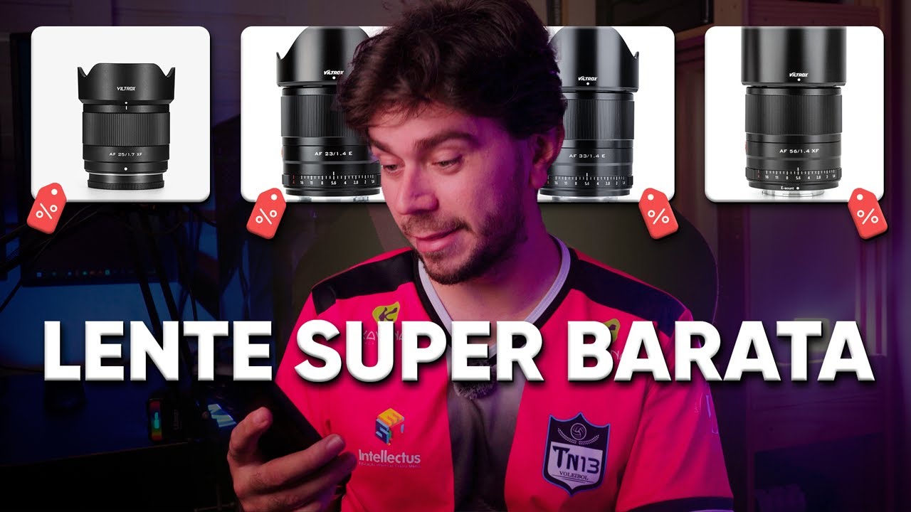 a LENTE mais BARATA de 2026 - Promoção da VILTROX 23mm - 33mm - 56mm