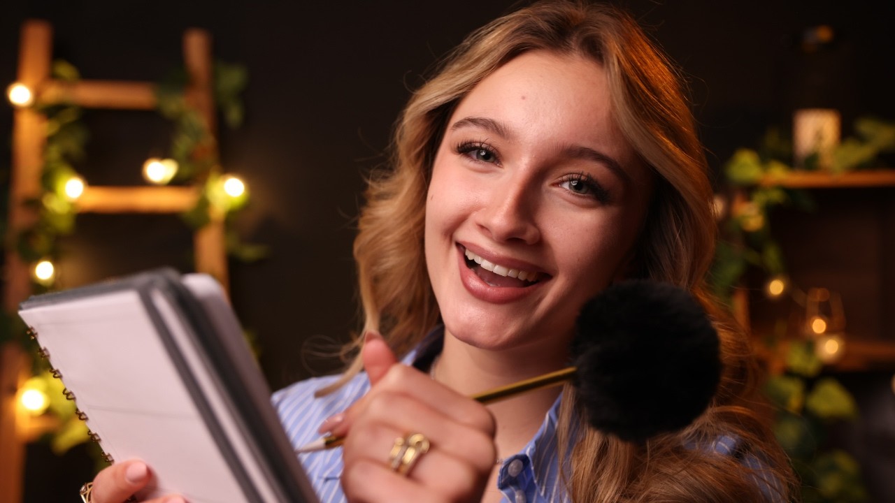 ASMR Answering Questions While You Fall Asleep
