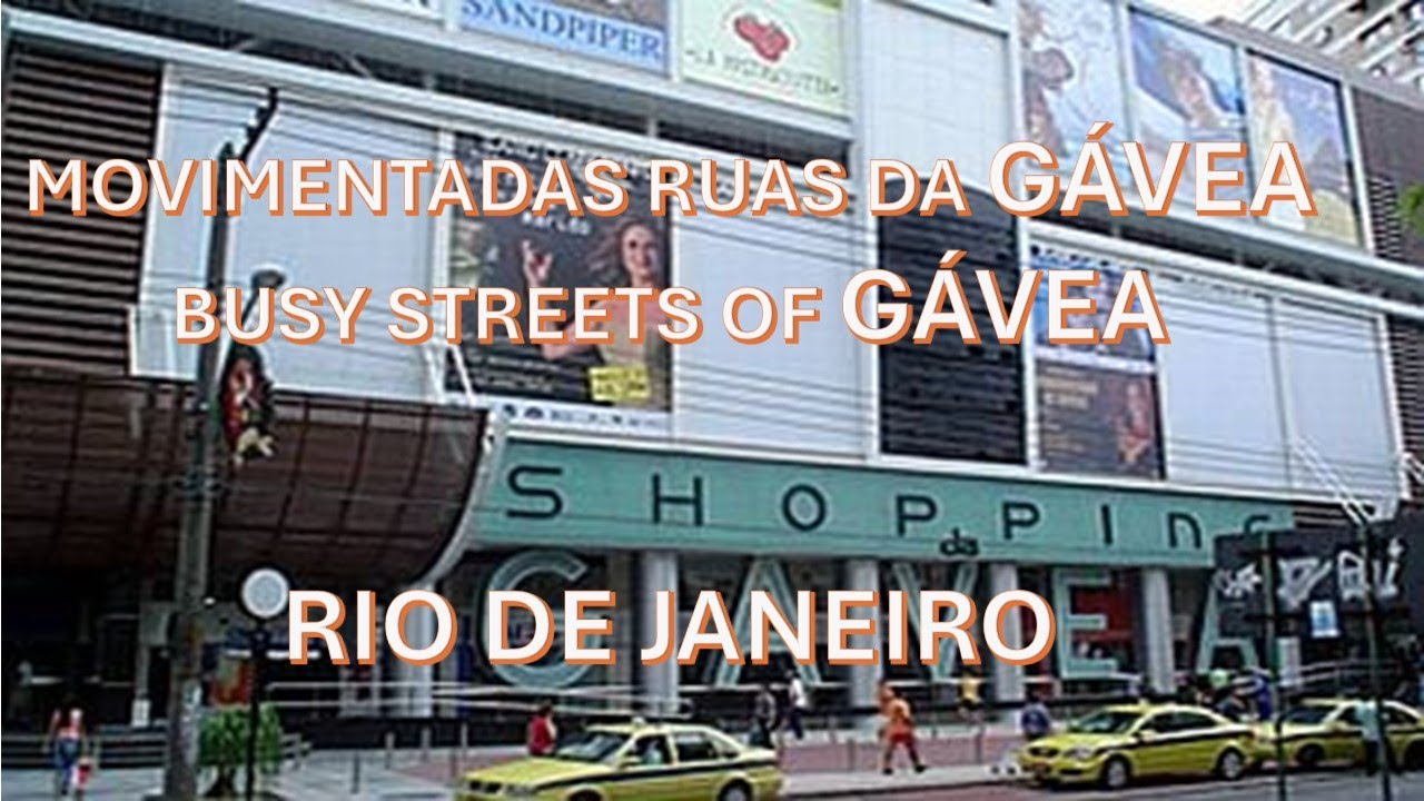 Ruas movimentadas da Gavea - Rio de Janeiro