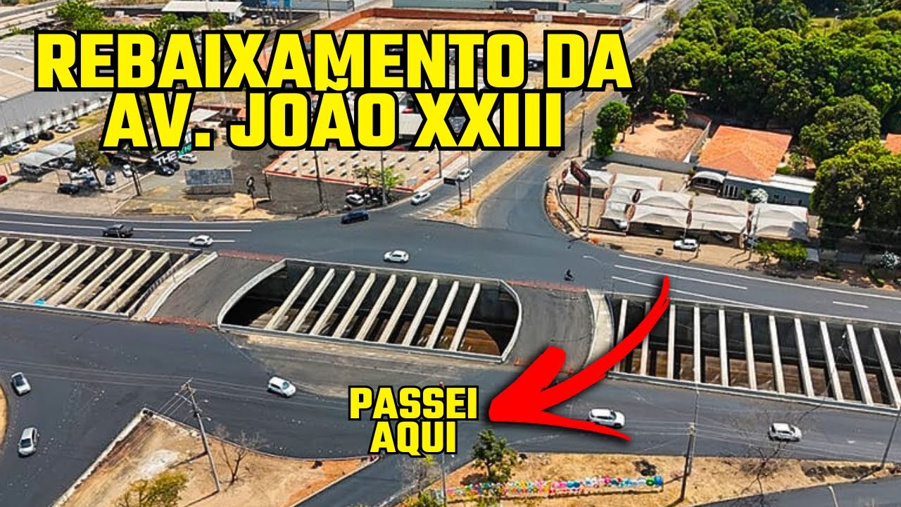 REBAIXAMENTO DA AV. JOÃO XXIII - Teresina/PI | Motovlog