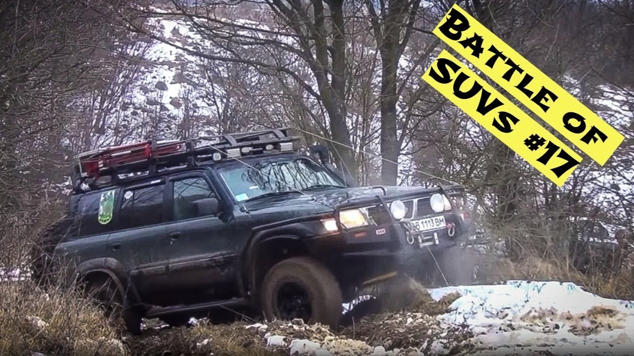 Mitsubishi L200 vs Nissan Patrol in Snow and MUD | World Off-Road | Battle of SUVs #17