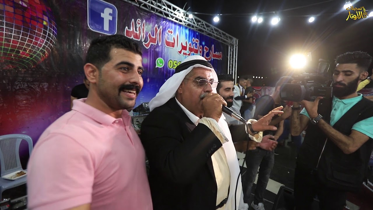 سحجة الفنان صالح رباع ومربع ناري بين ابو الرجا وصالح رباع مهرجان أحمد الحكم - بيت دجن 2019