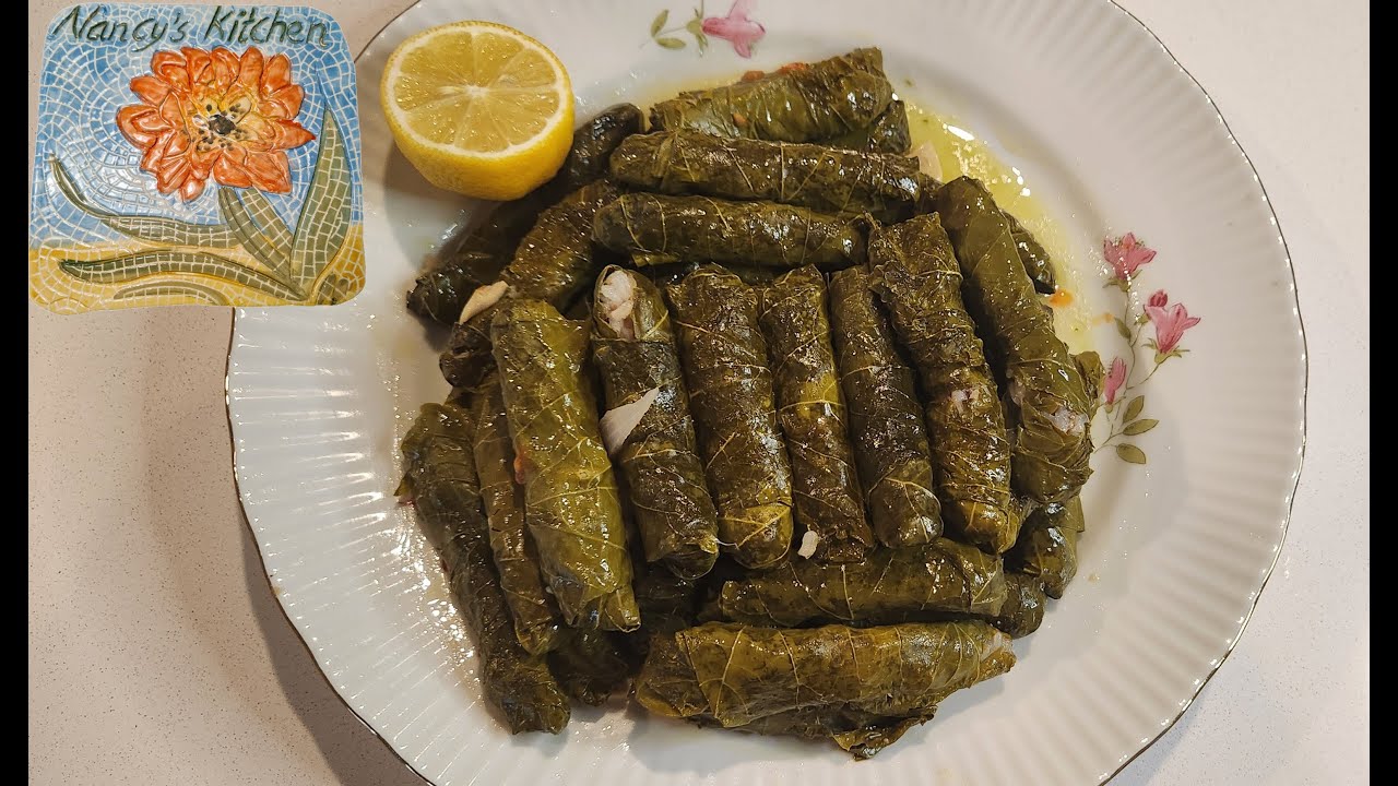 Stuffed vine leaves – Egyptian Style (served hot)