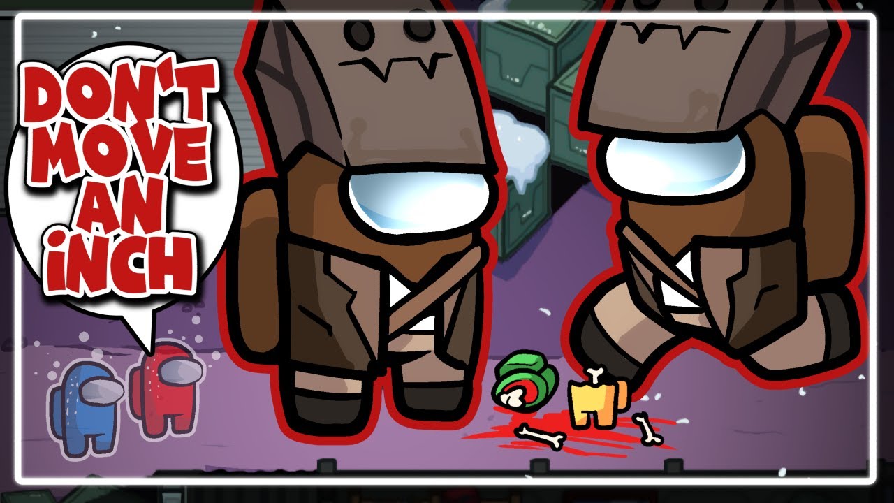 SHHH... THEY CAN'T SEE MOVEMENT! - Among Us (T-REX Mod)