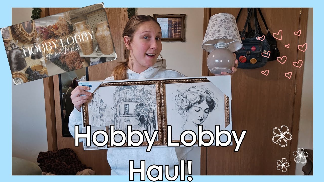 HOBBY LOBBY HAUL!! ✨️ (thrift finds, vintage decor)