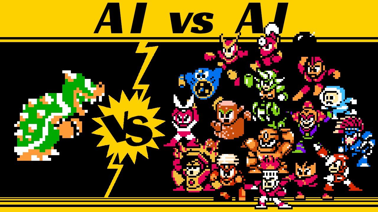 Bowser CHALLENGE (VS Mega Man Bosses) | CPU Battle