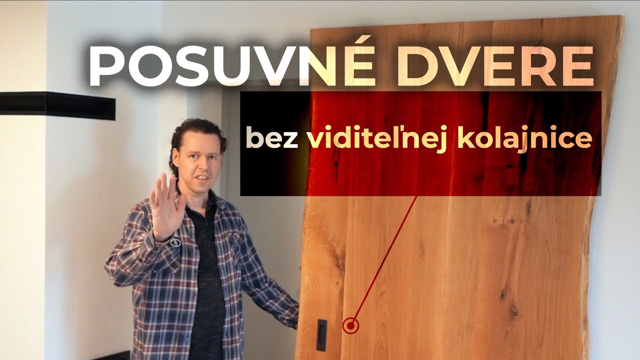 Posuvn&eacute; dubov&eacute; dvere bez viditeľnej kolajnice (pri otvorenom aj zatvorenom stave!) z mas&iacute;vu