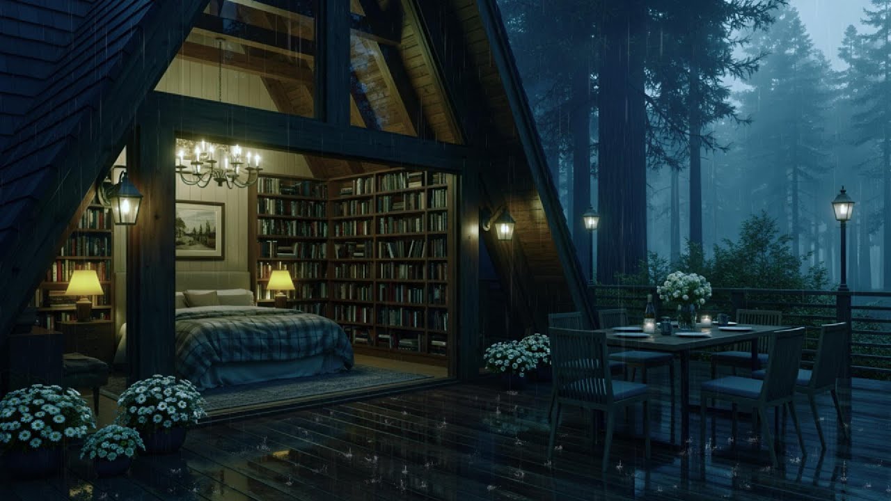 Calming Night Rain for Insomnia | No Music, Just Rain