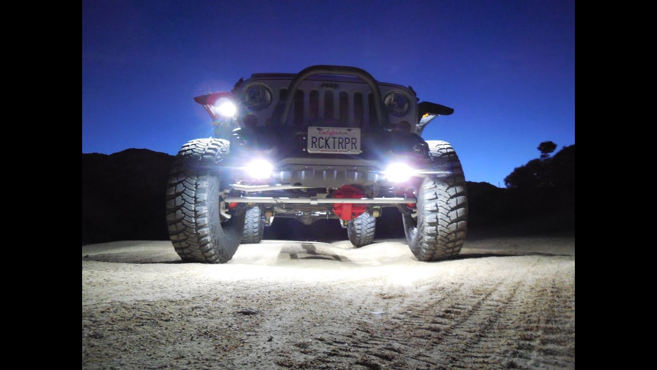 How To: Install LUX Lighting Systems LED Rock Lights on Jeep Wrangler (RockTrooper)