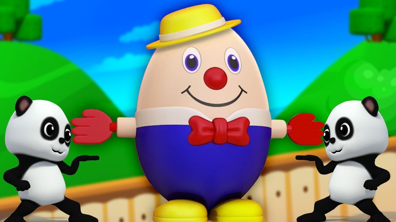 Humpty Dumpty assis sur un mur | comptines pour enfants | français enfants chanson | Baby Bao Panda