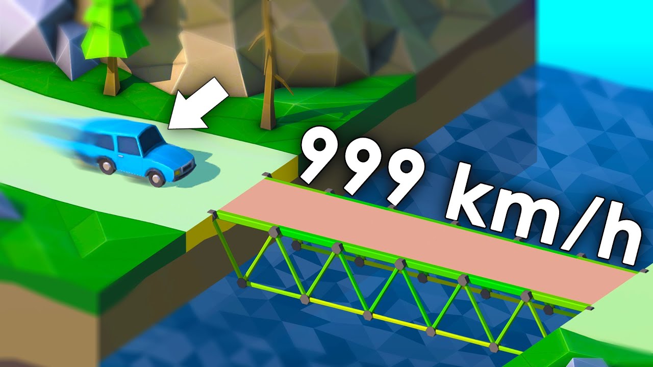 Was ist das schnellste Auto? | Poly Bridge 2