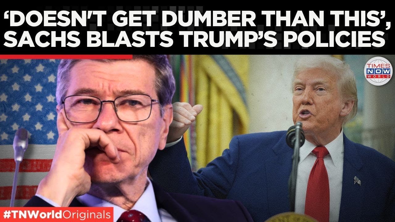 Prof Jeffrey Sachs Lashes Out: ‘US Political System Has 'COLLAPSED' Under Trump’