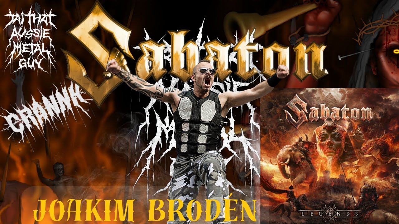 Sabaton’s Joakim Brodén Talks New Album Legends + Australian Tour 2025 | Jai That Aussie Metal Guy