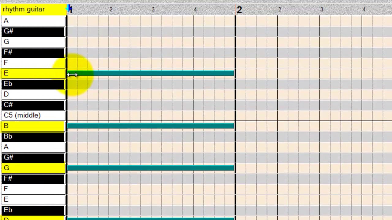 Anvil Studio Tutorial 7 -  simple rhythm guitar tracks