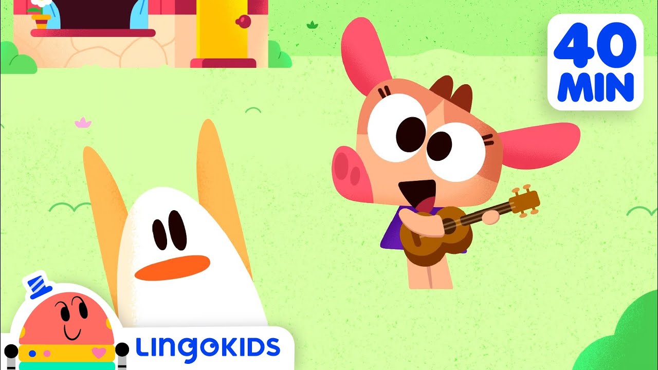 Head Shoulders Knees and Toes 🎶 + More Fun Songs for Kids | Lingokids