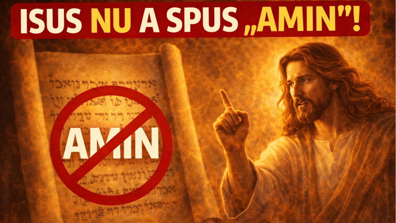 Isus nu a spus „Amin” — sensul ascuns din aramaică pe care puțini îl cunosc
