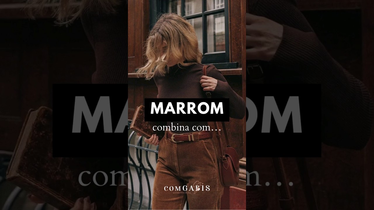 Combina&ccedil;&otilde;es de looks com marrom #moda #inspira&ccedil;&otilde;es #looks #elegante #cores #estilo