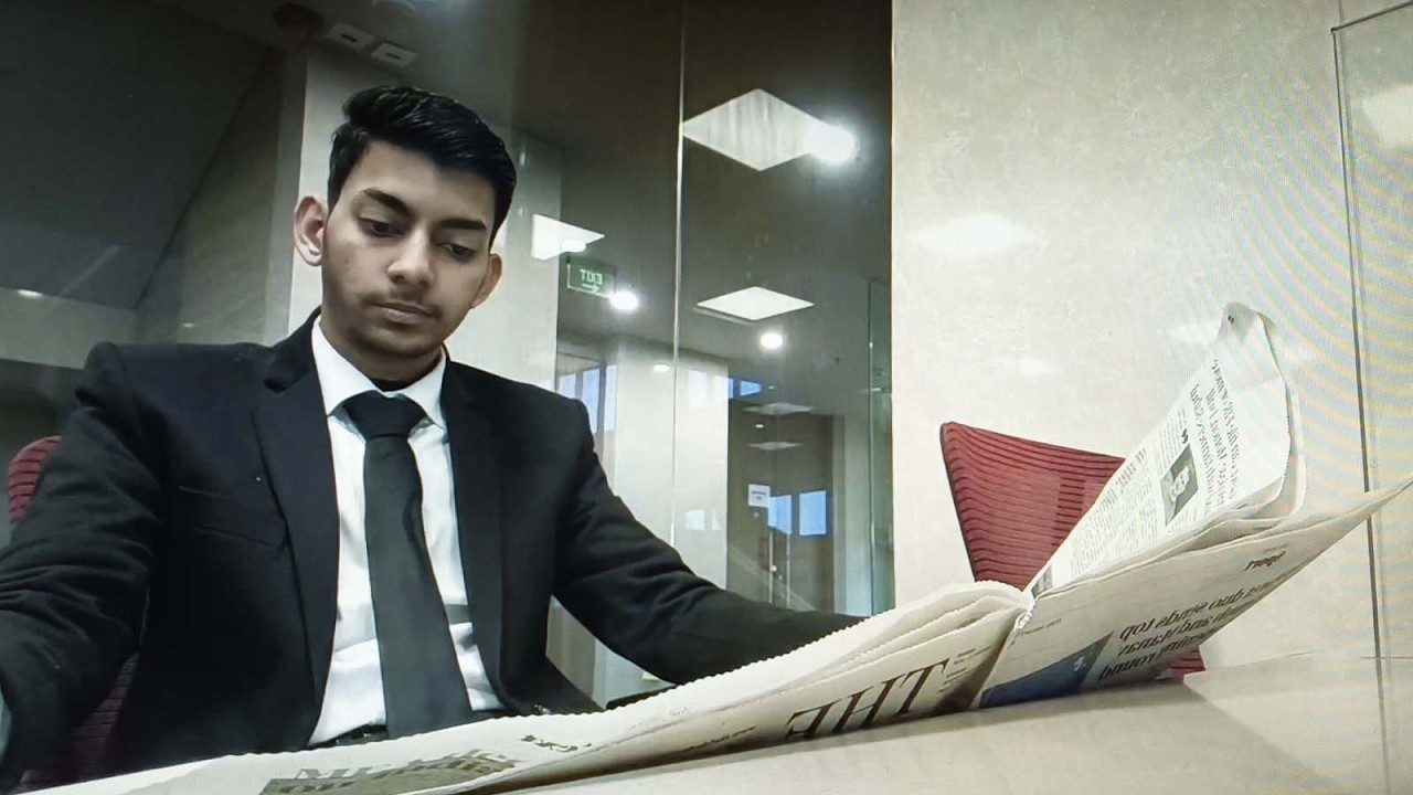 DAY 141 -  Reading Newspaper