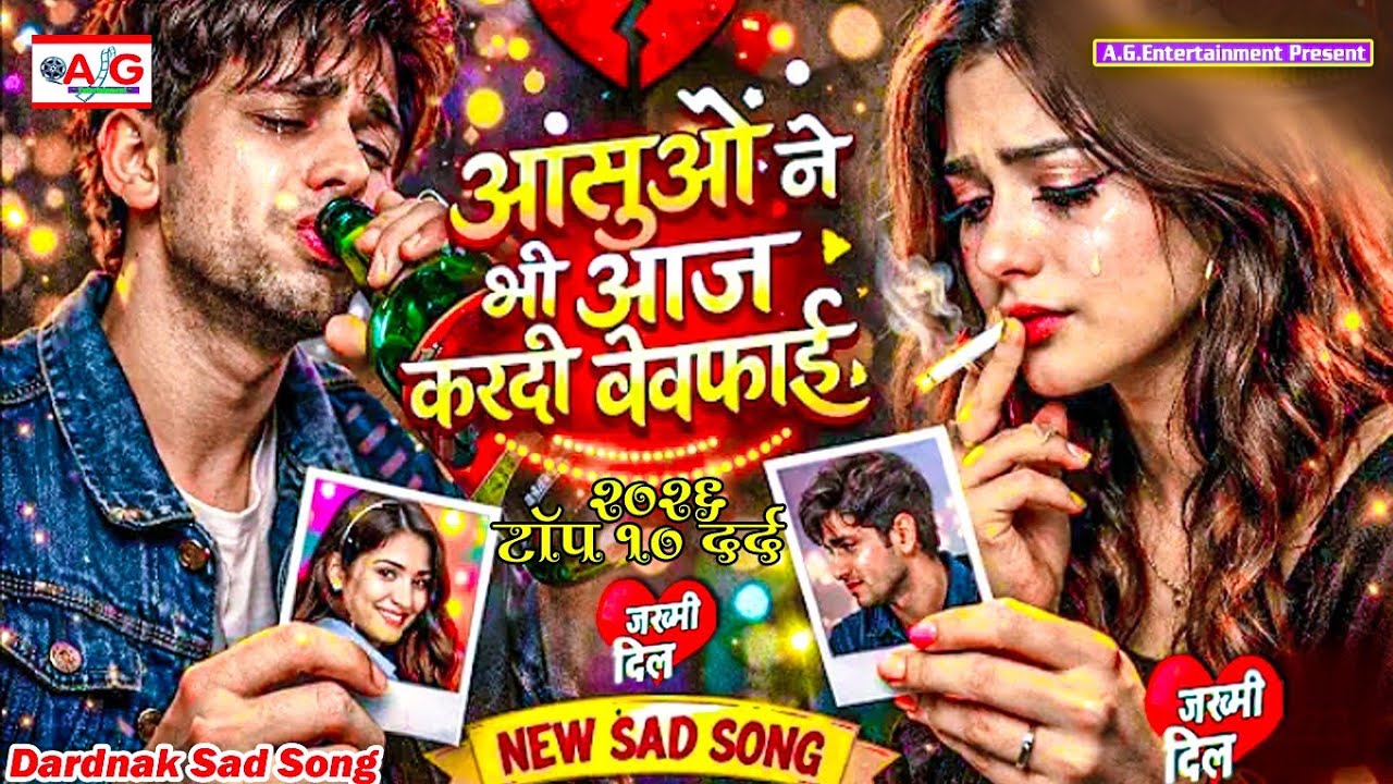 😭 Aasuo Ne Bhi Aaj Kardi #Bewafai Song | New Sad Ghazal Song 2026 |Zakhami Dil | #Hard_Touching_Song