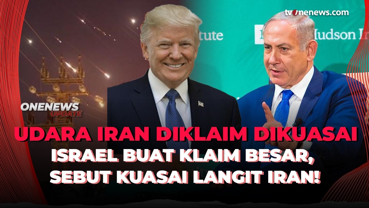 Utusan Israel Klaim AS dan Israel Sudah Kuasai Hampir Seluruh Langit Iran | OneNews Update