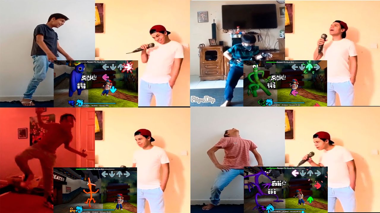 Rainbow Friends VS BF In Real Life (FNF IRL) [COMPLETE EDITION]