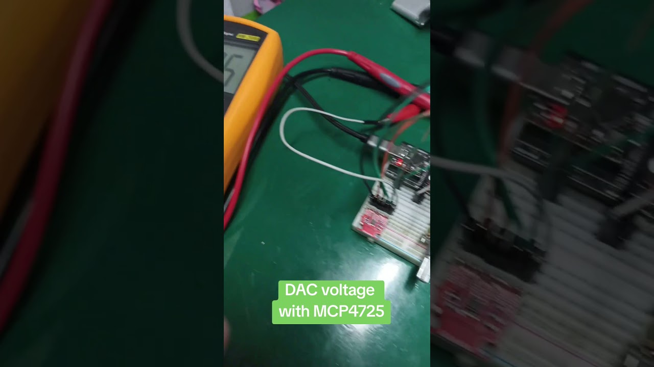 Digital to analog #dac with #mcp4725