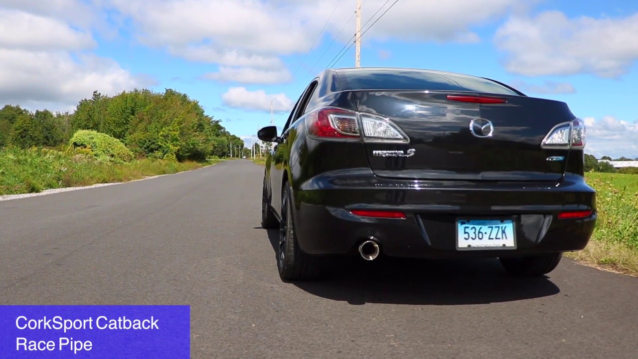 CorkSport Mazda 3 Skyactiv Exhaust | Racepipe Vs Resonator