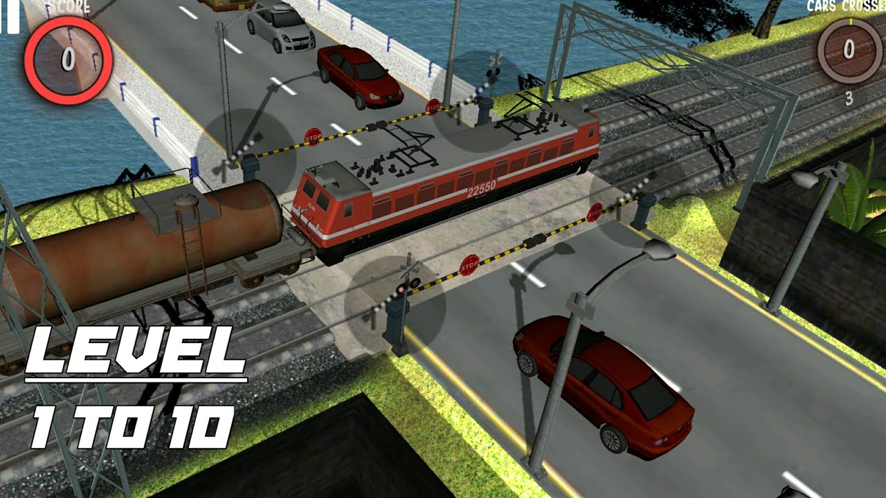 Railroad Crossing 2 : 1 to 10 Complete Levels Gameplay