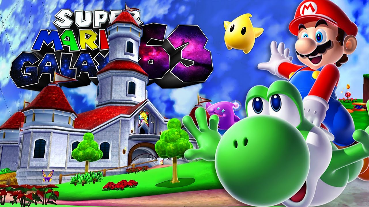 Super Mario Galaxy 63 - 100% Full Game Walkthrough (Rom Hack)