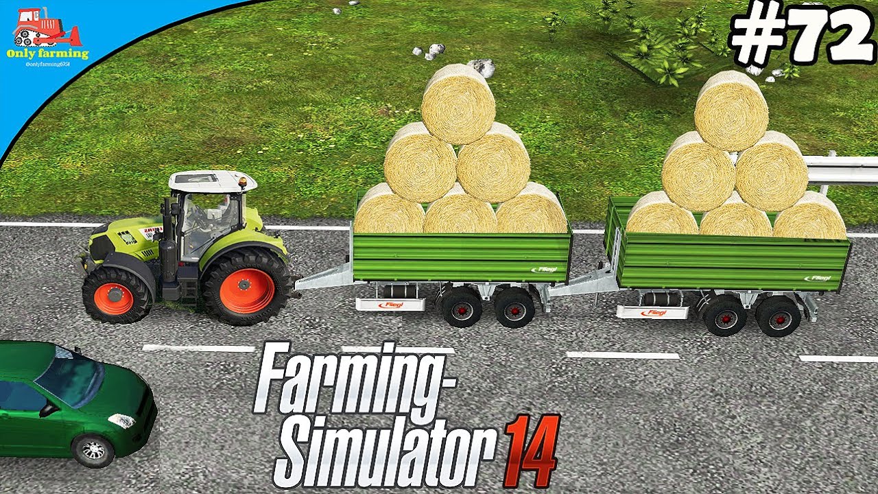 FS 14. Timelapse # 72. How to make lots of straw bales