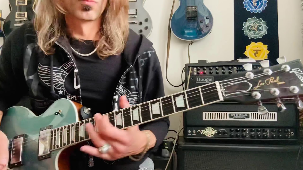 Europe - Cherokee, John Norum guitar solo cover 