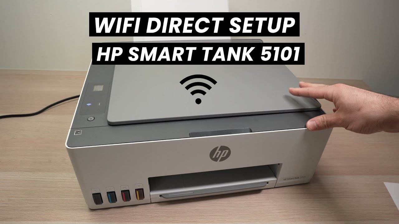 Comment configurer le Wi-Fi Direct sur une imprimante HP Smart Tank 5101