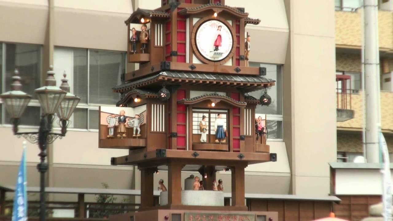 伊予松山 道後温泉『坊ちゃんからくり時計』