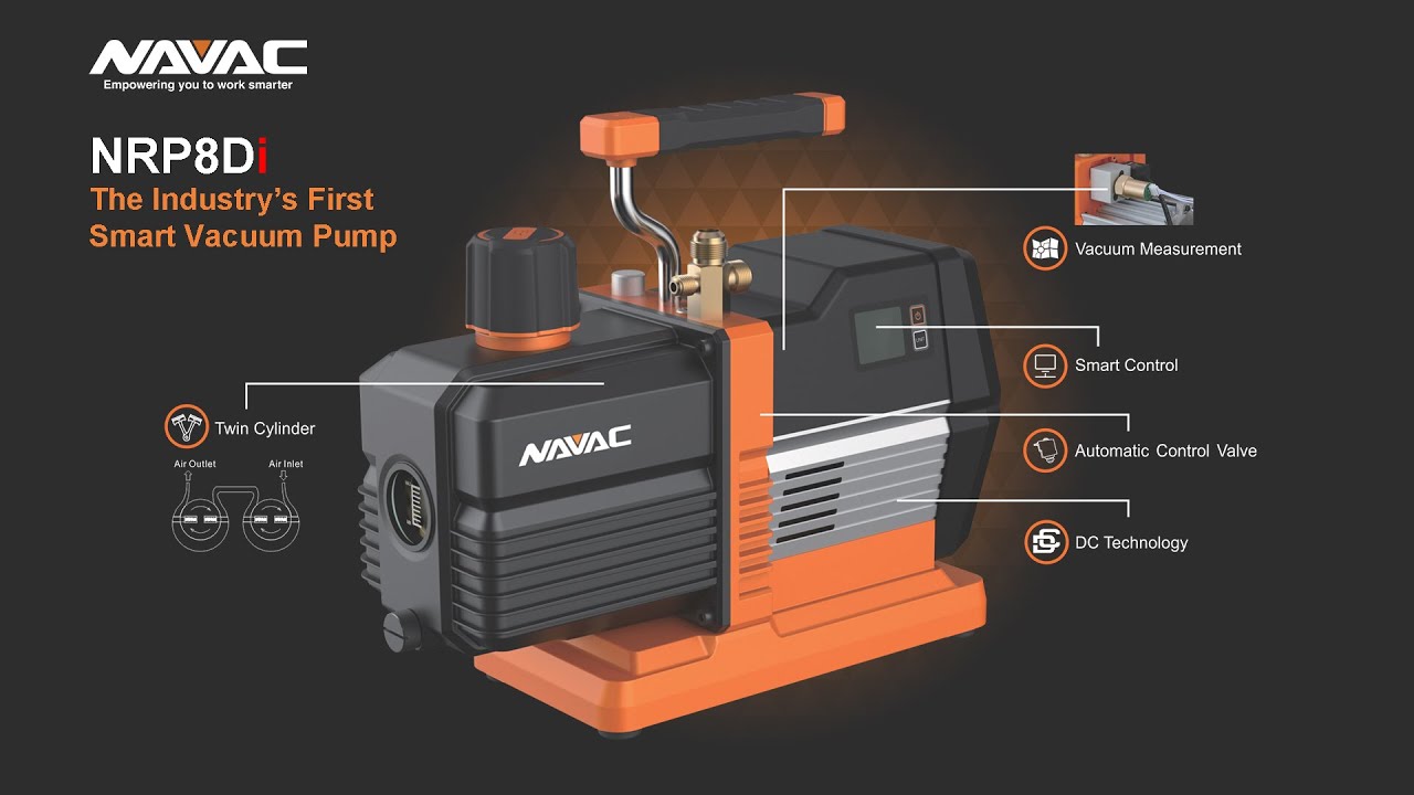 NAVAC - NRP8Di - Smart Vacuum Pump